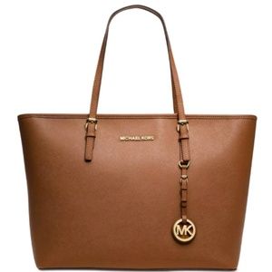 Michael Kors Jet Set Travel Saffiano Leather Tote